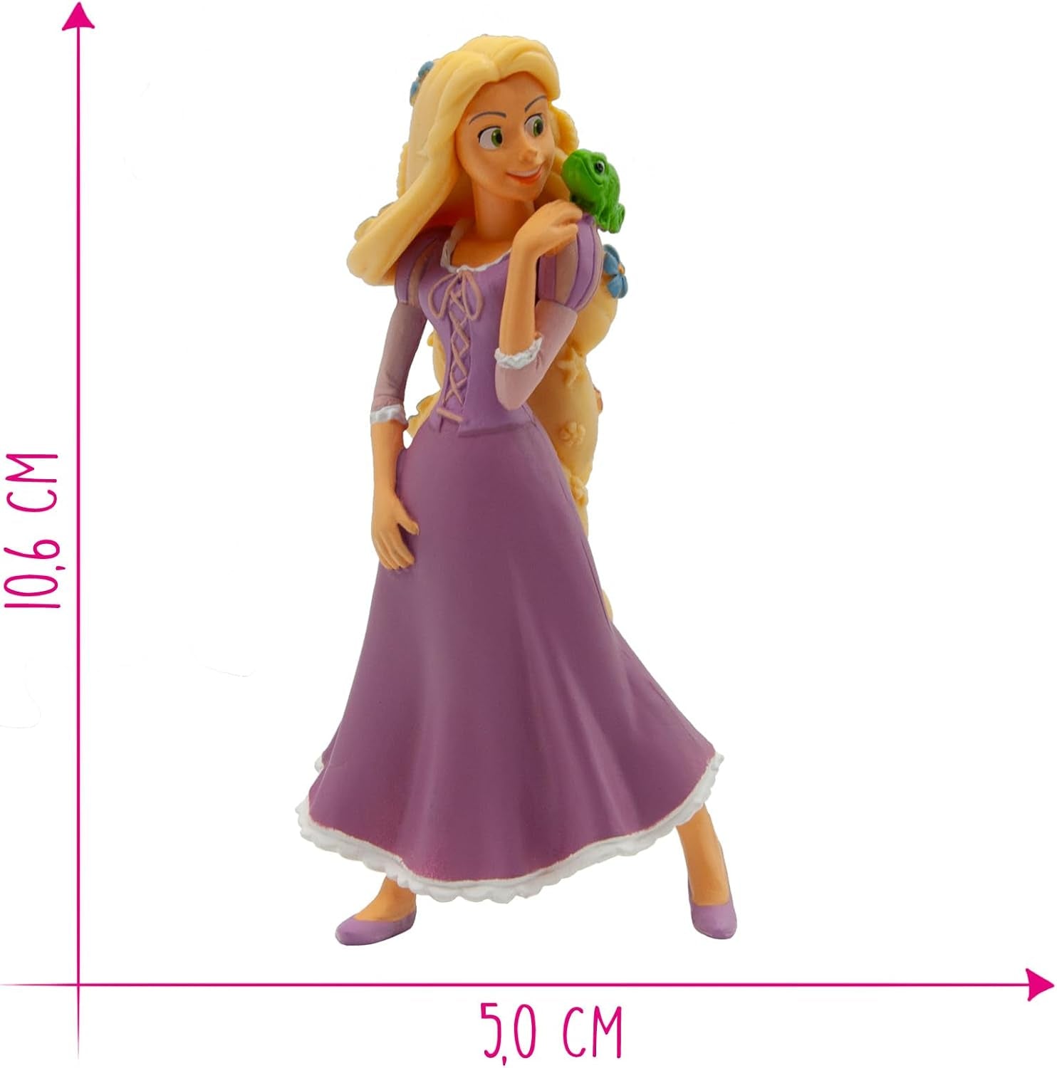 Bullyland 12424 - Rapunzel Flower Figurine fra Walt Disney Rapunzelˆ' Nymalet, ca. 10,6 cm, tro mod detaljerne, ideel som en lille gave til børn over 3 år, actionfigurer Naty Shop korn