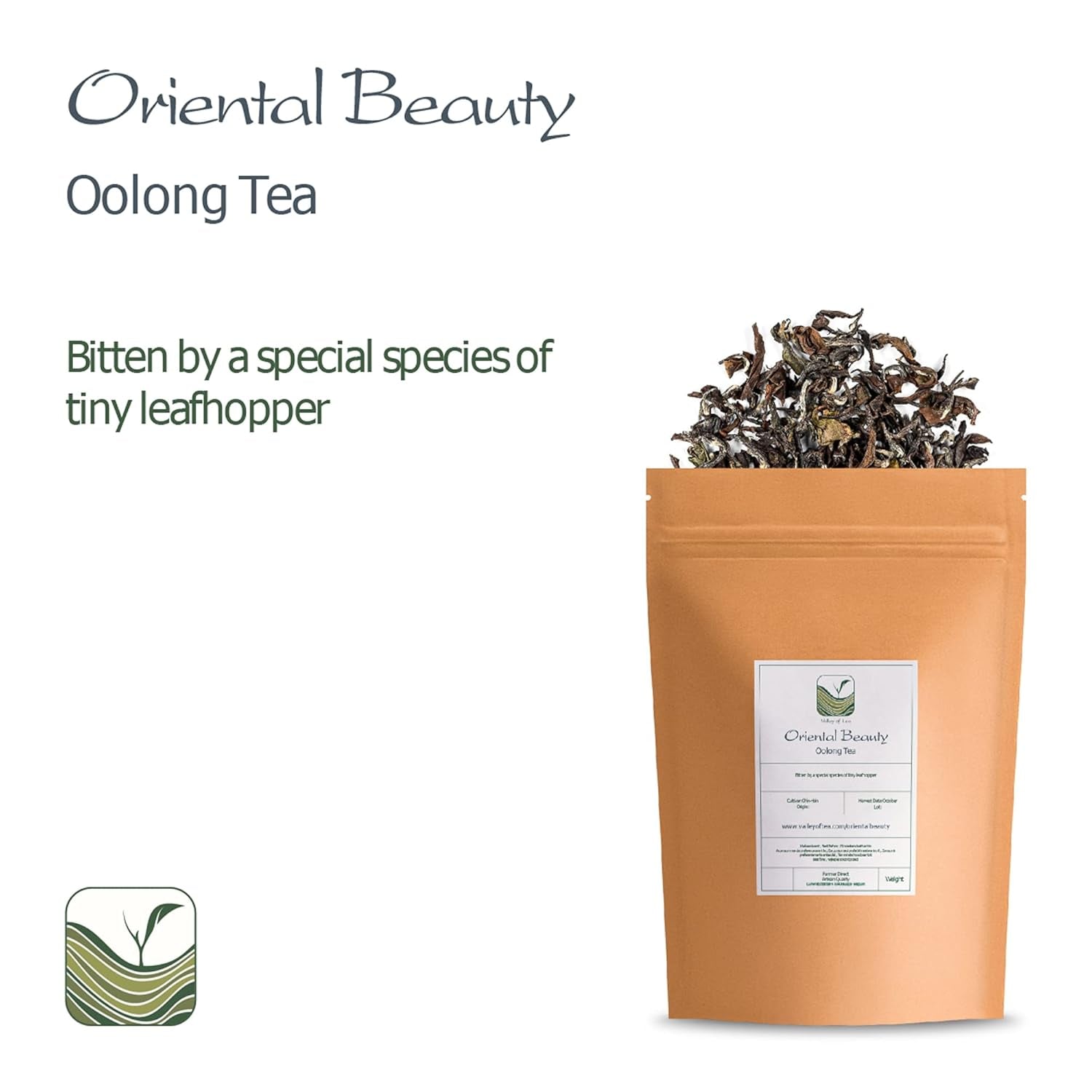 Orientalsk skønhed Taiwan Oolong Tea - Dongfang Meiren Taiwanesisk te - Wu Long White Tips eller Blue Tea Wu Long Tea Orientalsk blå te Blå te Olong Tea Olong Tea Økologisk Oolong Tea Olong Tea