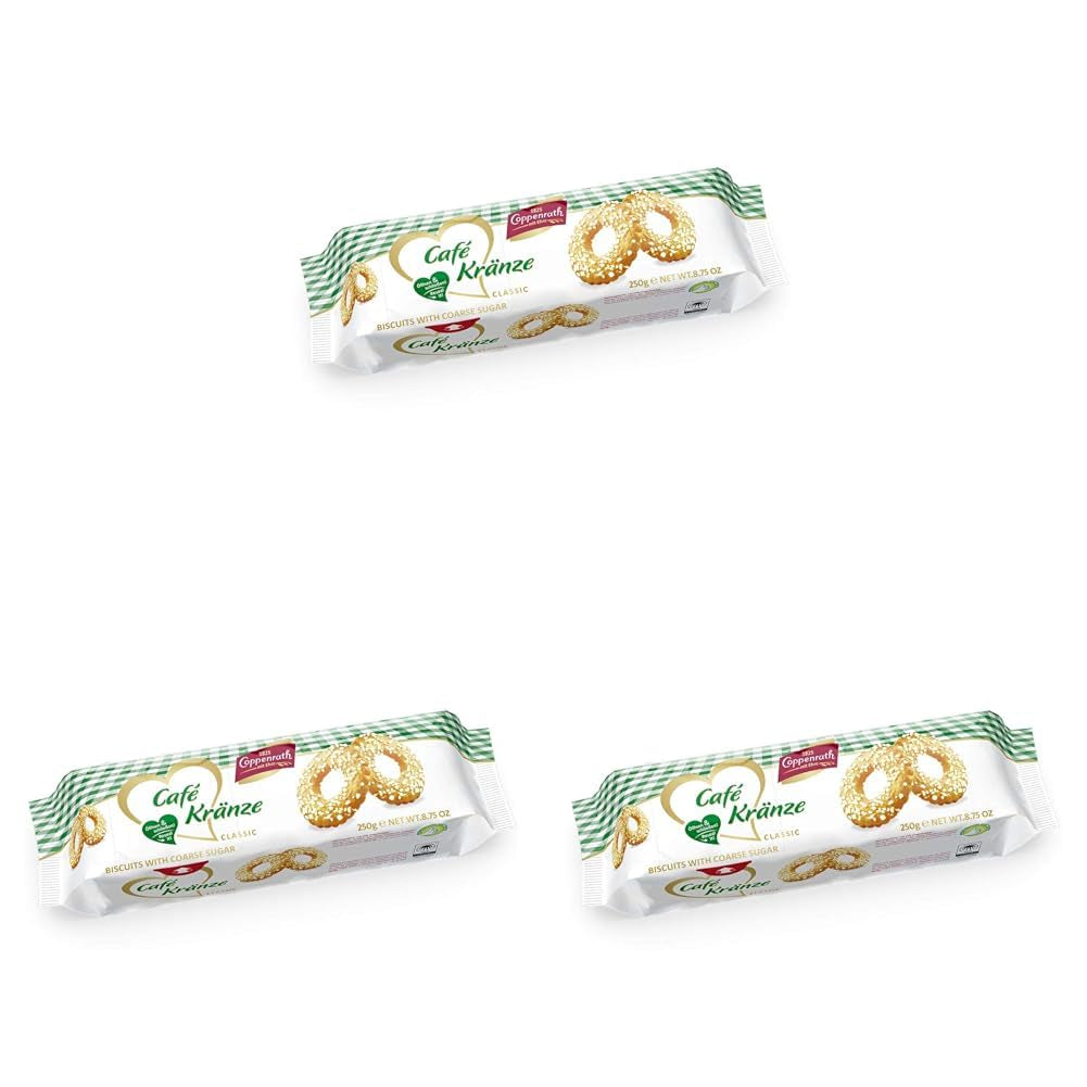 Coppenrath Classic kaffekroner, 250 g (pakke med 3)