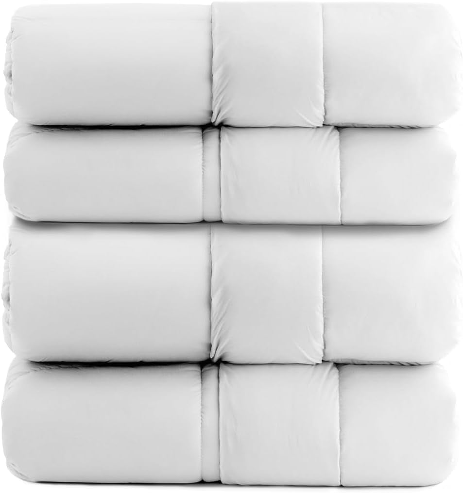 Prestige quilt, 4 sæsoner, Made in Italy, hvid, 150 X 200 cm Dyner og dyner Naty Shop
