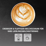 CASO EspressoGourmet Crema - Portafilter espressomaskine med mælkeskummer, espresso, cappuccino, rustfrit stål portafilter, ULKA 20 bar pumpe, kaffemaskine, malet kaffe, ESE kapsler