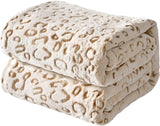 FY FIBER HOUSE flannel fleecekast, mikrofibertæppe med 3D gepard print, 228 X 274 cm, lilla Dyner og dyner Naty Shop Brown 40 "X50"