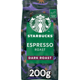 STARBUCKS Espresso stegt, sort stegt, hele kaffebønner 200 g (pakke med 6)