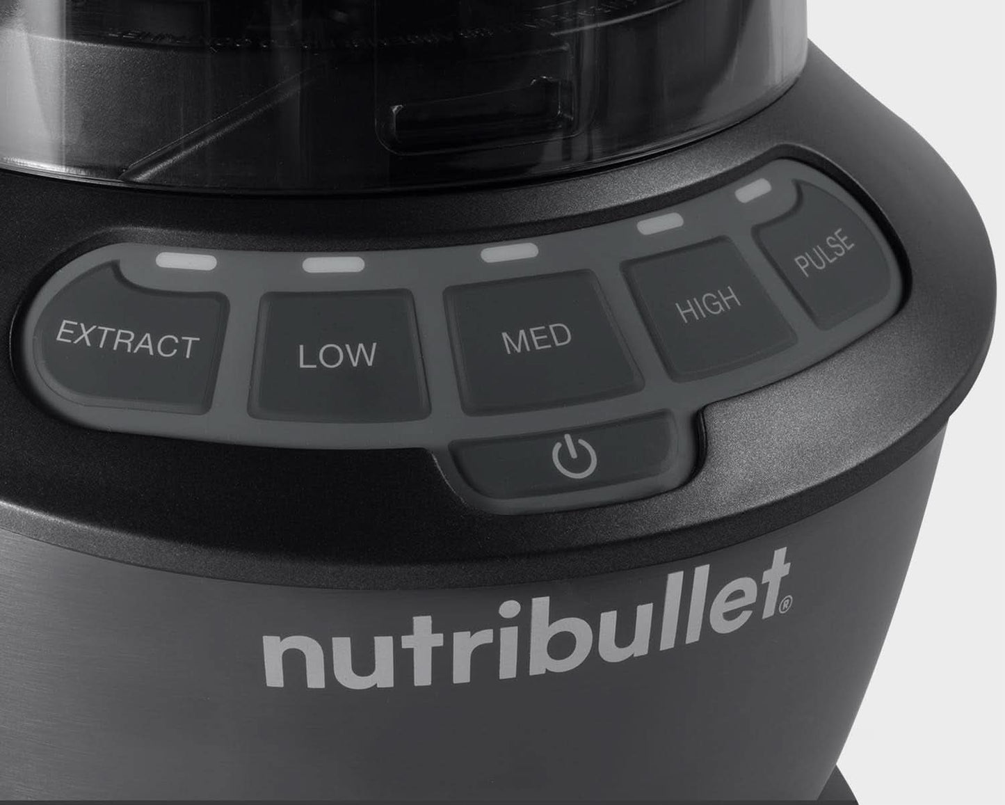 Nutribullet Full Size Blender, Elektrischer Mixer, Multifunktionaler Stabmixer, Professioneller Mixer, 1000 Watt Leistung, 1,6L Becher, Grau, NBF450DG Kitchen Naty Shop