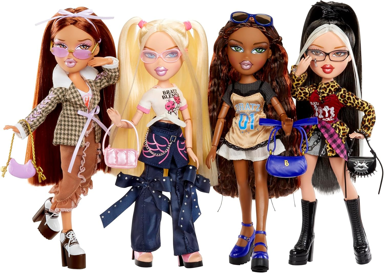 Bratz Stylin' Jade Fashionable T-Shirt Style Doll Inkluderer tilbehør Cute Girl Toy