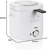 Tristar FR-6941 frituregryde - termostat, 1,5 L, 1000 W, hvid Hvidevarer Naty Shop