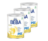 BEBA PRE Startmælk fra fødslen, babymad med DHA, kun laktose, uden palmeolie, pak 3 (3 x 800 g) Naty Shop PRE 3 x 800 gram