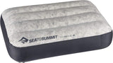 Sea to Summit - Eros dunrejsepude L - Ultralet og oppustelig - 10D-materiale - Premium dunpude - Skridsikker - Til vandring og camping - 42 X 28 X 12 Cm - Grå - 95 G Naty Shop-rejsepuder, store grå