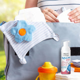 PopoLino Baby blød bundskum i stedet for våde babyservietter. Vegansk og naturligt kosmetisk renseskum! Bundskum med aloe vera, troldnød, bergamot og E-vitamin. Gør bunde og miljø glade.