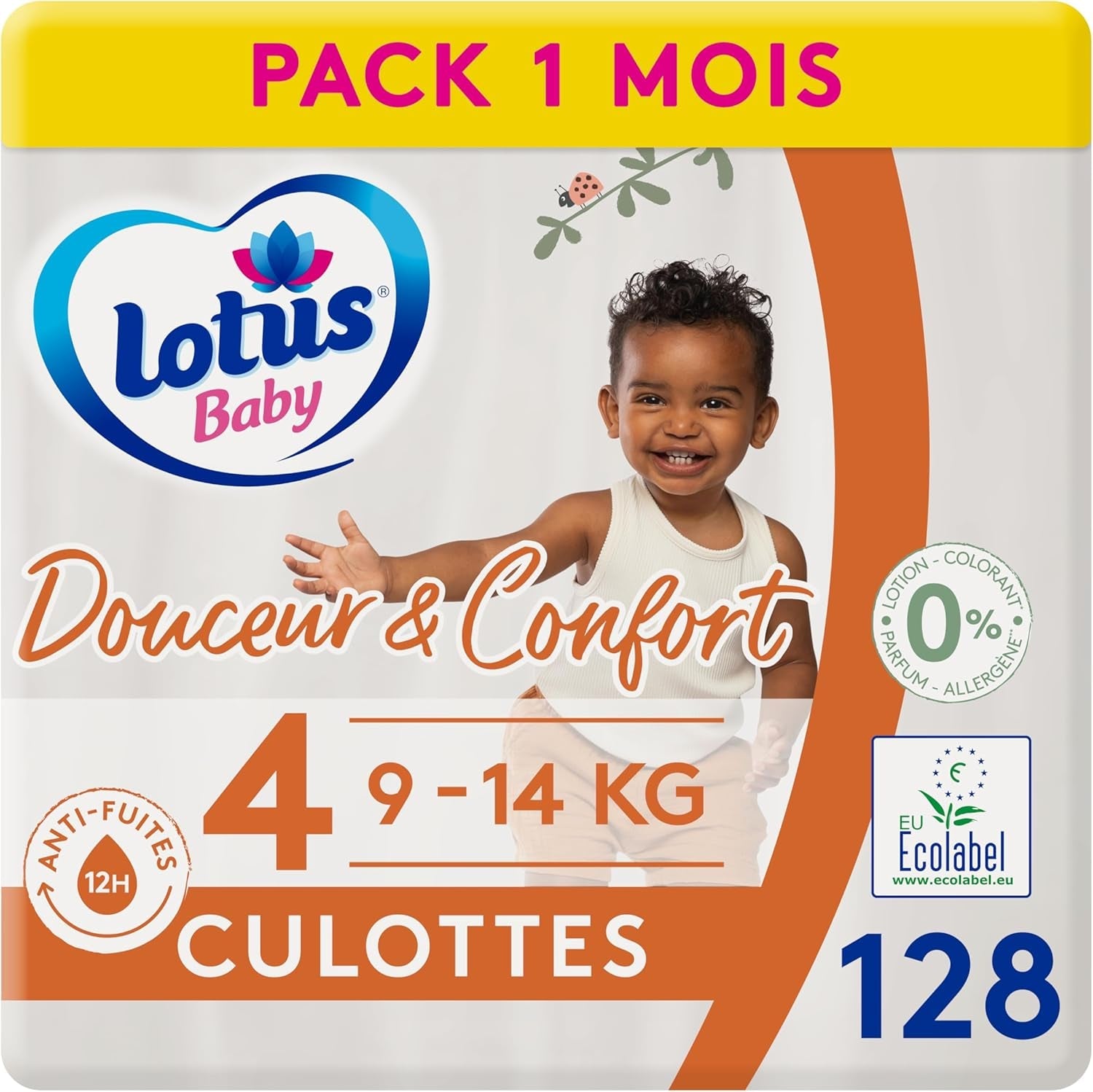 Douceur Naturelle - Trusser, str. 6 (16-26 kg) 1 måneds pakke - 112 trusser
