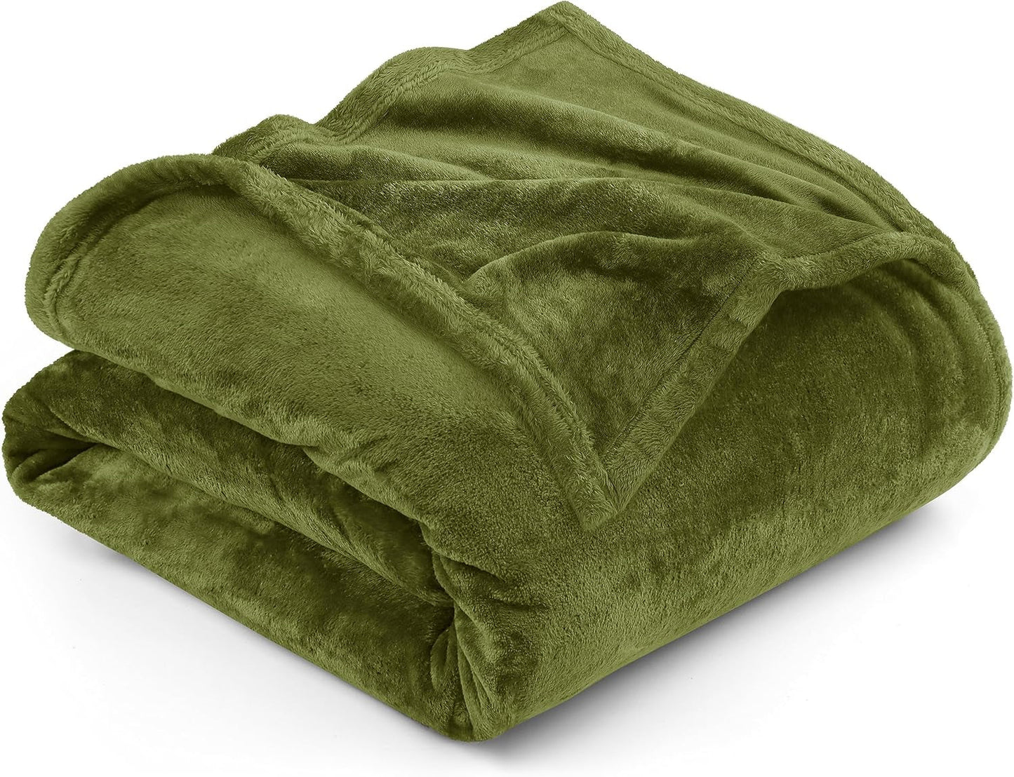 Utopia sengetøj Hyggeligt fleecetæppe [228X228 Cm, Grå] Blødt, let, varmt og luftigt tæppe Komfortabelt og åndbart tæppe til sengesofa Sofasenge og tæpper Besuche den Utopia Sengetøjsbutik Oliven 228X167 Cm
