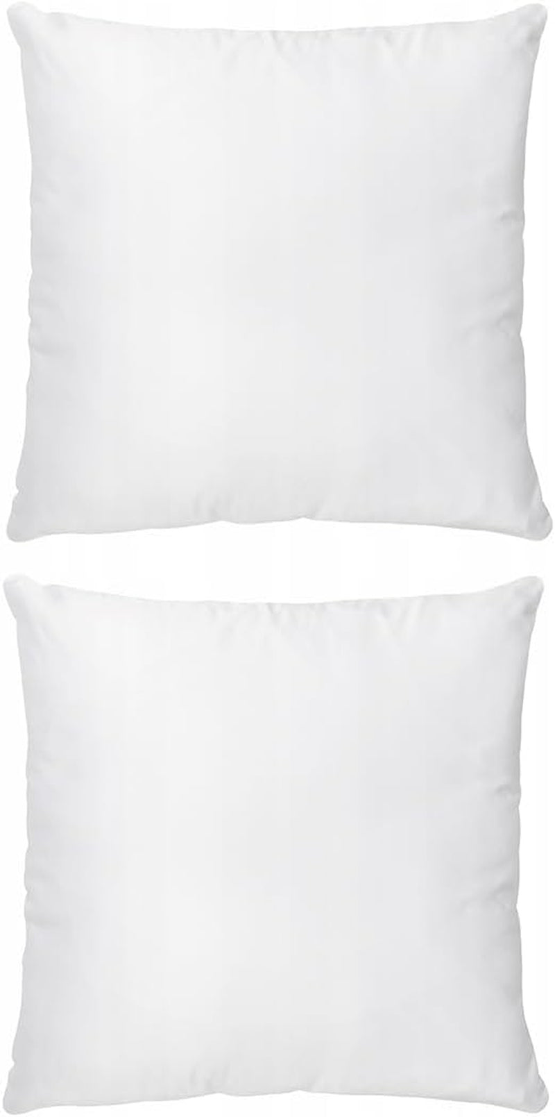 HOMLA Toby fyldpudesæt på 2, 45X45 cm, hvid, premium polyester, formstabil og nem at vedligeholde Naty Shop standardpuder Standard titel