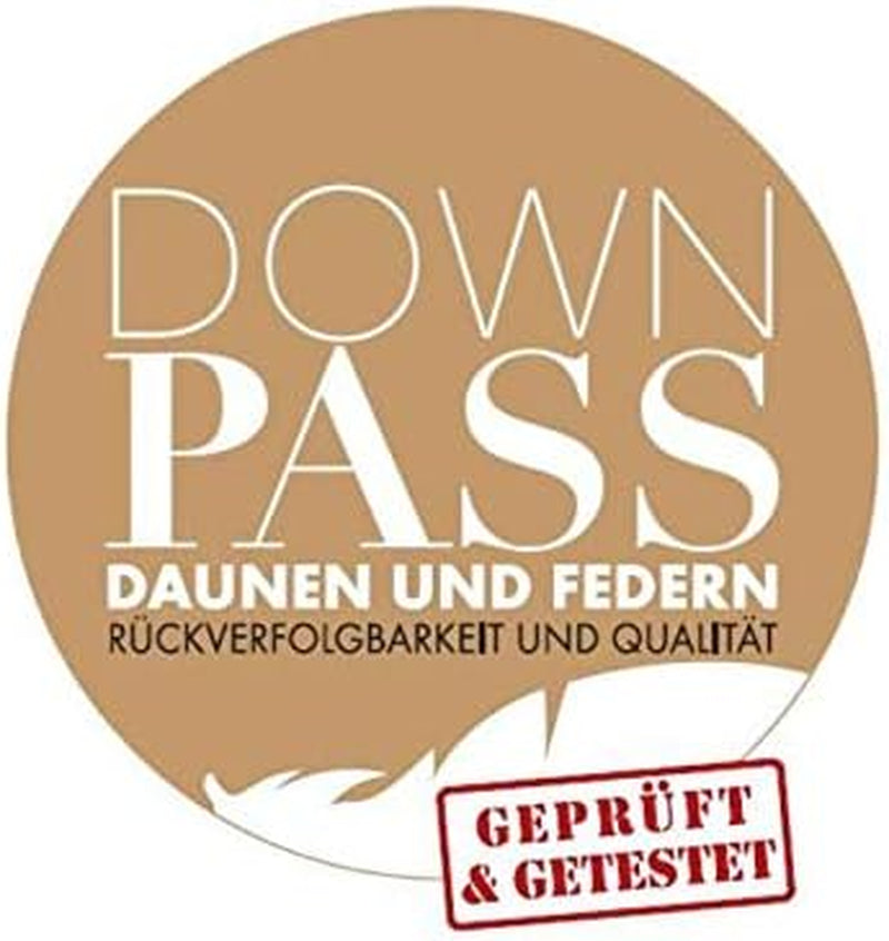 Traumnacht Basic Light dundyne med ny hvid dun (60%) og fjer (40%), DIN EN 12934, 135 X 200 Cm, Down Pass og Oeko-Tex certifikat, produceret efter den tyske kvalitetsstandard Dyner og dyner Naty Shop