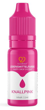 Goodbake Pink Food Coloring (11ml) - Intens Food Coloring - Meget koncentreret farve - Til farvning af kager, fondant, smørcreme, drinks, slim og mange andre ting. 100% vegansk