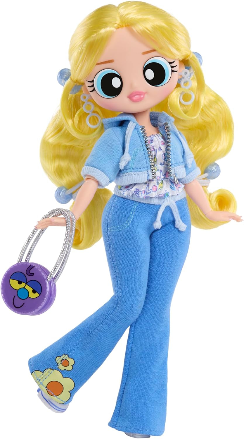 L.O.L. Overraskelse! OMG The Powerpuff Girls Puppe - Bubbles - Enthält 1 Modepuppe, Inklusive Outfit og Accessoires, 3 til Sammeln
