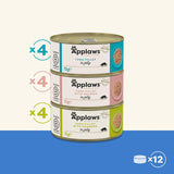 Applaws Natural Wet Cat Food Jelly Fish Selection (pakke med 12 x 70 g)