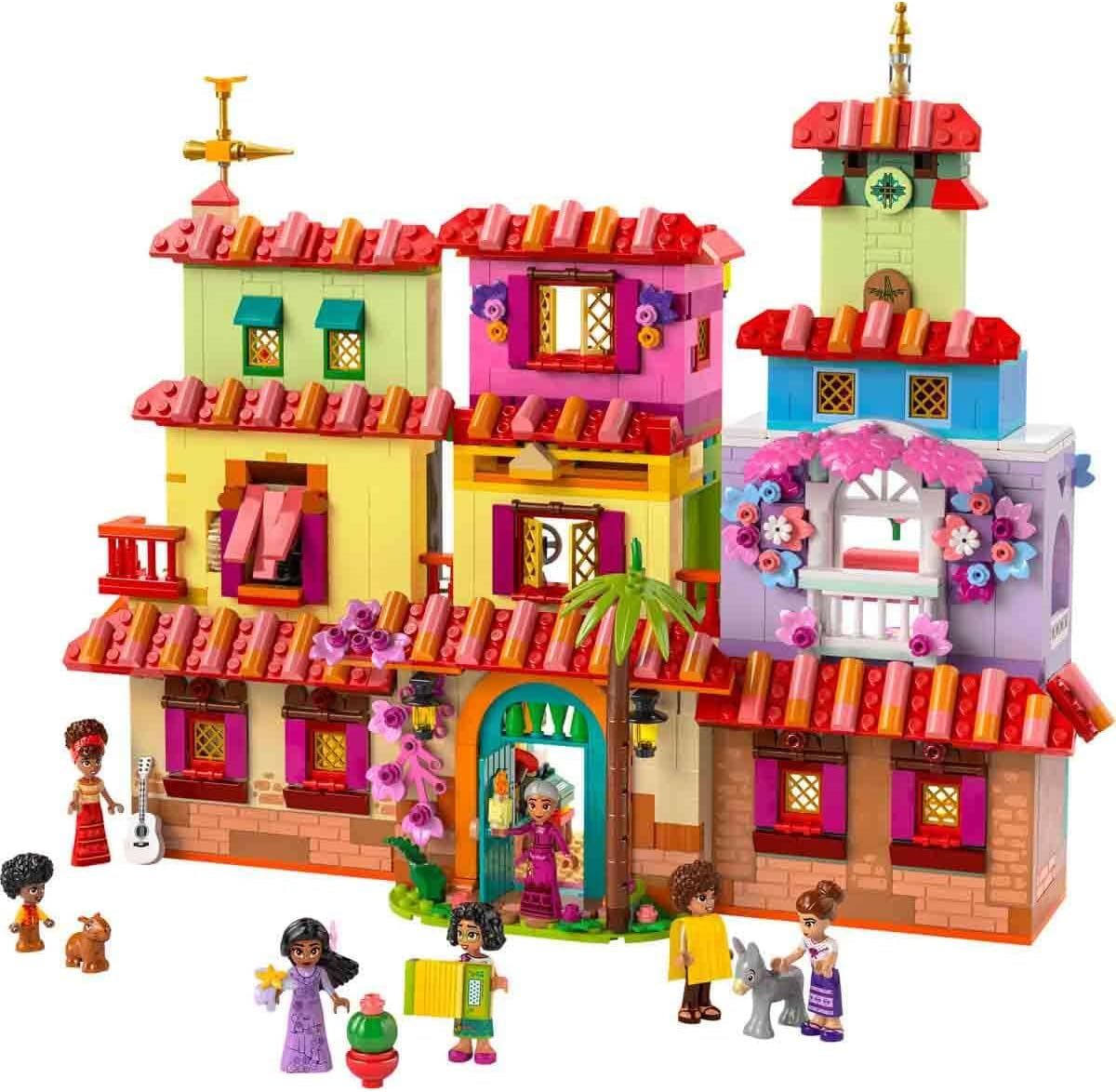 LEGO Ç€ Disney Encanto Magical House of Madrigals Børnedukkehus med Mirabel Legefigur byggelegetøj til piger og drenge fra 7 år 43245 Byggesæt Besuche den LEGO-Store