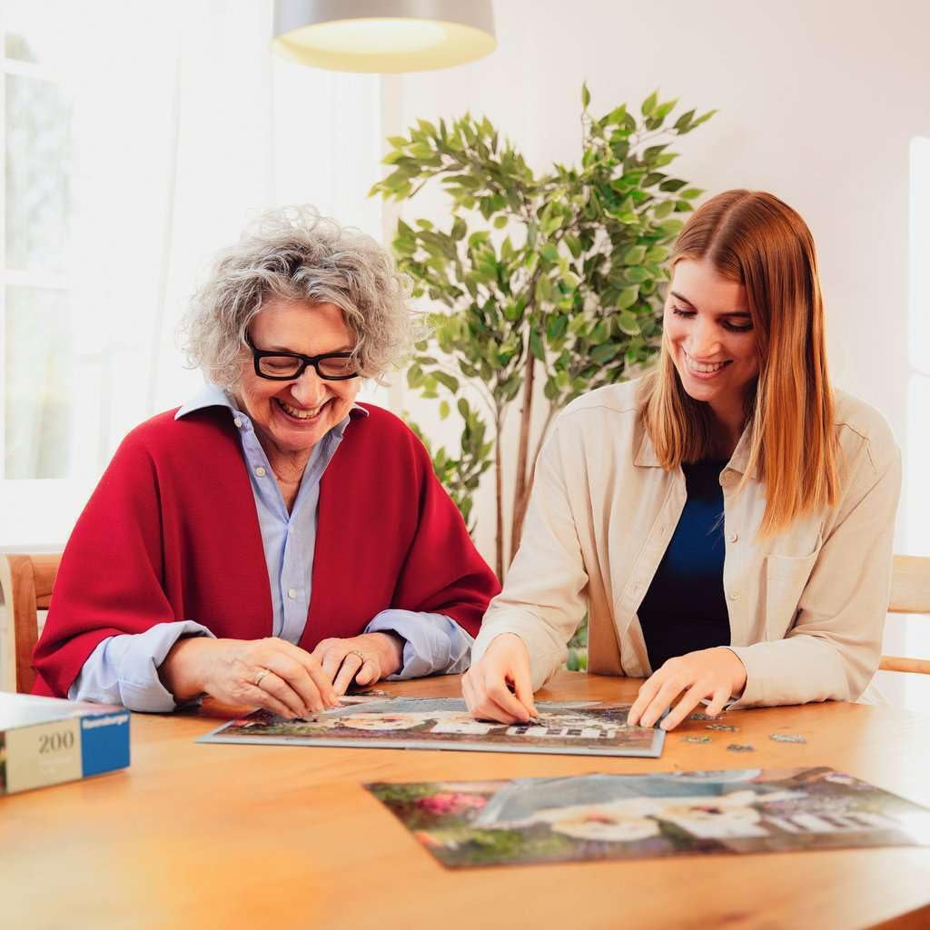 Ravensburger Puslespil 12001369 - Kolibrier og sommerfugle - 200 brikkers puslespil til ældre og seniorer med større puslespil, greb, stor billedskabelon og puslespilsgrundpuslespil Naty Shop