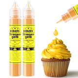Gel madfarve - HXDZFX 2×30 ml, sukkerfri madfarve, højkoncentreret, til dekoration af kager, hvid fondant, makroner, småkager, bagning, påskeæg, slim (drue lilla)