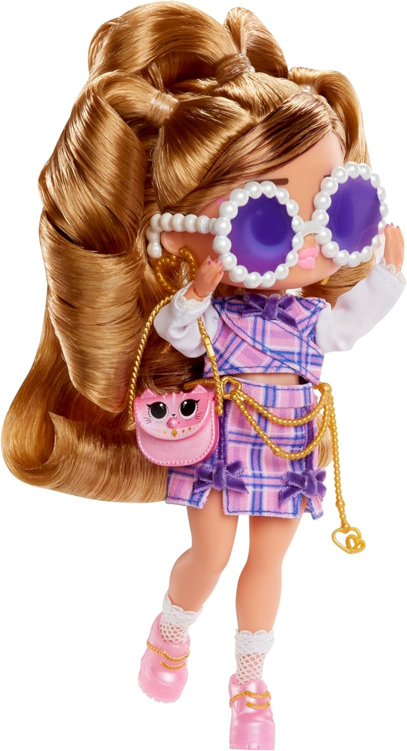 LOL overraskelse! Tweens Core Doll - Fancy Girl - Indeholder 1 modedukke med outfit og tilbehør, 4 samleobjekter, Rose