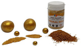 Madfarve Madfarvepulver med metallisk effekt, ORIGINAL GULD 20G madfarve – Ideel til dekoration af kager, tærter, sukkerpastaer, småkager og drikkevarer.