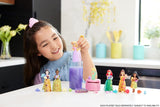 Mattel Disney Princess Royal Color Reveal Lille dukke med 6 overraskelser, inklusive duftring og 4 tilbehør (dukker kan variere), Garden Party Series HRN63