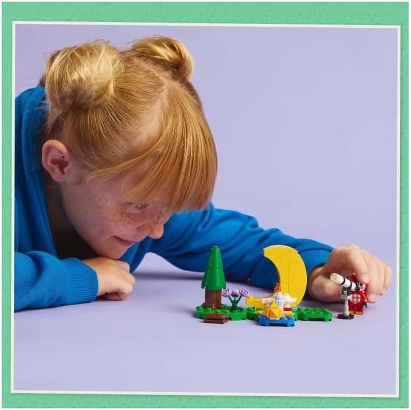 LEGO Animal Crossing Stargazing med Eufemia, Byggesæt til børn, Fantasifuldt Rollespil Videospilsæt, Legetøj til 6-årige piger og drenge, Figurdyrelegetøj 77053 Byggesæt Besuche den LEGO-Store