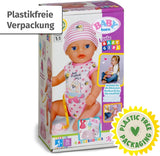 BABY Born Lena (pige) 36 cm, dukke med 7 funktioner til børn fra 1 år, fungerer uden batteri, stor dukke 36 cm, 834596 Zapf Creation, pink Naty Shop dukker