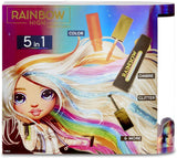 Rainbow High Hair Studio - Eksklusivt Amaya Raine Doll Legesæt med langt hår til styling - Indeholder vaskbart hårkridt, hårbørste, tilbehør - Gave til børn fra 6 år og opefter