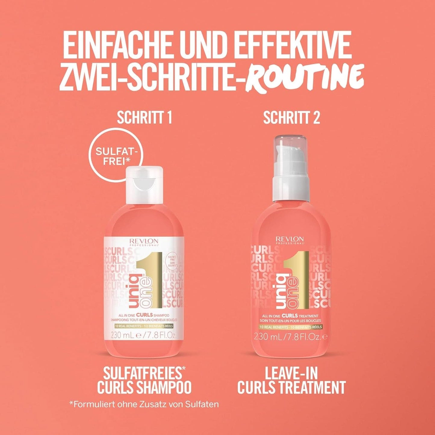 Revlon Professional UniqOne™ alt i én krøllebehandling 230 ml Naty Shop brusebad og bad