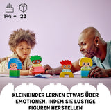 LEGO DUPLO Big Feelings, byggestablingsspil med 23 farverige klodser og 4 figurer, motorisk legetøj til fremme af den sociale og følelsesmæssige udvikling af små børn fra 18 måneder 10415 Byggesæt Beuche den LEGO-Store