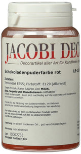 Cake Company Fat Soluble Powder Red Dye (1 x 25g) | Ideel til farvning af mad Metallisk effekt