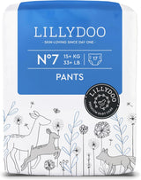 LILLYDOO Hudvenlige Bukser Størrelse 5 (12-17 kg) Månedlig æske (105 stk.)