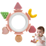 Babybitring sanselegetøj til 0 3 6 7 8 9 10 12 måneder Børnebørsningshjælpelegetøj til nyfødte 3 6 12 18 måneder Drenge Piger Påskegaver til babyshowerfest Brun