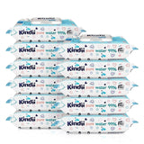 Kindii Feuchttücher Für Babies Und Kinder Pure Water 99% - 99%Ige Zusammenzeit Auf Wasserbasis - Allantoin - Unparfümiert - Dermatologisch Getestet - Für Empfindliche Haut - 720 Stück - 12X60 Stück Naty Shop