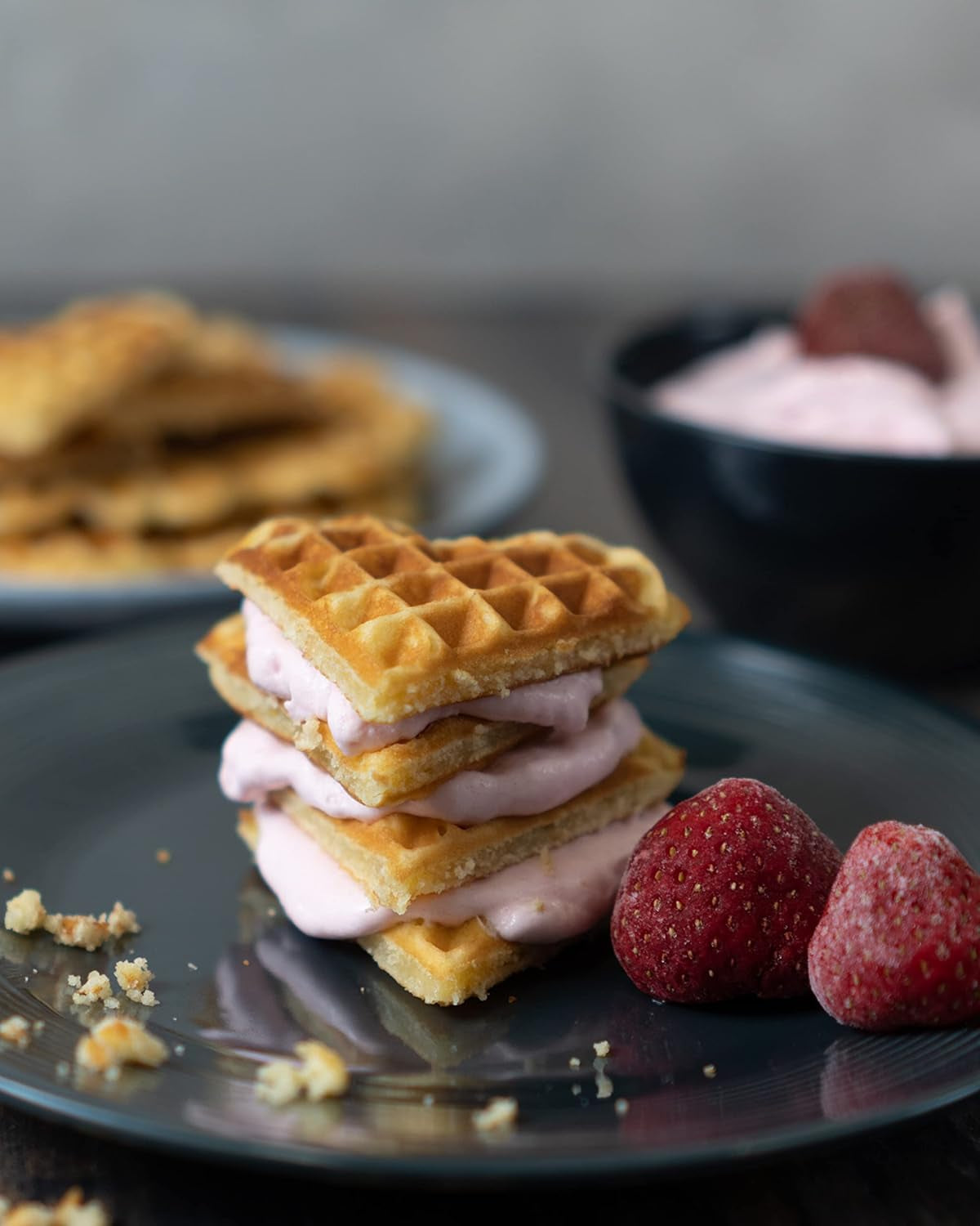 RUF Waffel-Mix, Großpackung, Grundmischung Zur Herstellung Von Waffeln Im Waffeleisen, Für Großküchen, Kantinen, Hotels Und Restaurants, 1 X 2500G Mix til bagning og madlavning Naty Shop