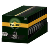 Kaffeekapseln Espresso Ristretto, Intensität 12 af 12, 10 x 20 Getränke & Kaffeekapseln Lungo Decaffeinato- Intensität 6- 200 Nespresso-kompatibel Kapsel, 10er Pack, 10 x 20 Getränke