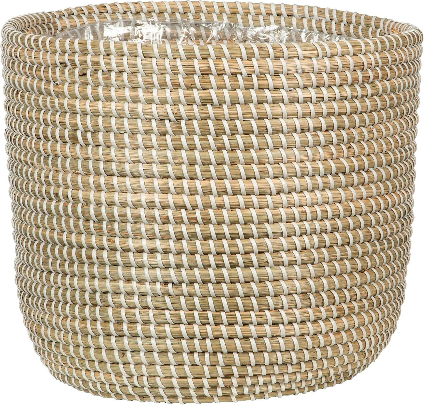 Scheurich Seagrass 17, kurvepotte/søgræskurvepotte, farve: Hvid, diameter 17 cm, højde 16 cm, volumen 3,5 l.