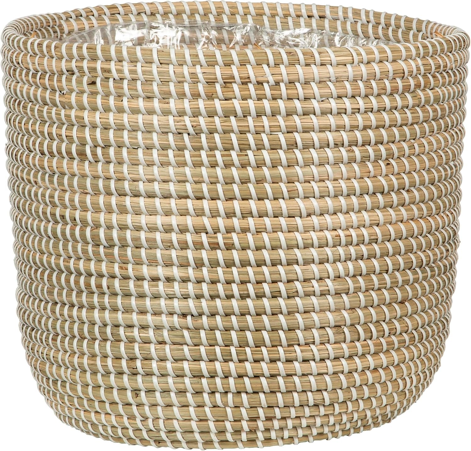 Scheurich Seagrass 17, kurvepotte/søgræskurvepotte, farve: Hvid, diameter 17 cm, højde 16 cm, volumen 3,5 l.