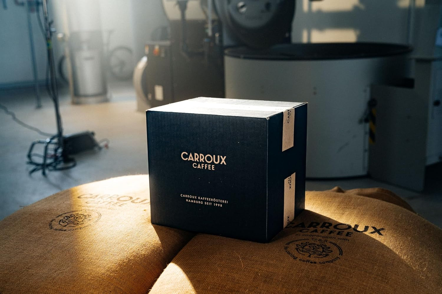 CARROUX Crema hele kaffebønner (6 x 500 g) - Premium kaffebønner fra Hamborg - Friskristede traditionelt