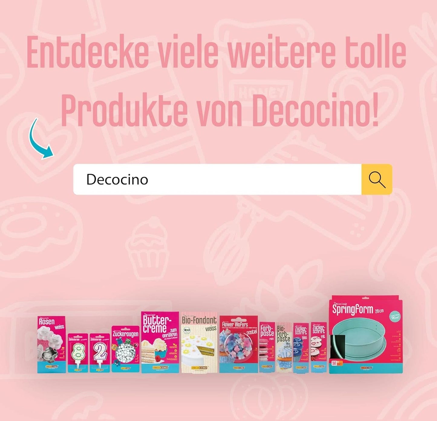 DECOCINO Økologiske drys perler - 60 gram - Økologiske dextrose sprinkles Sprinkles Naty Shop