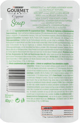 Gourmet krystalsuppe til katte med kylling og naturlige grøntsager, pakke med 32 (32 x 40 g)