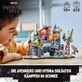LEGO Marvel Avengers Assemble: Age of Ultron, bygge- og legesæt med 8 minifigurer af superhelte som Thor, Hulk og Iron Man, byggelegetøj til drenge og piger, eventyrsæt 76291 Byggesæt Besuche den LEGO-Store