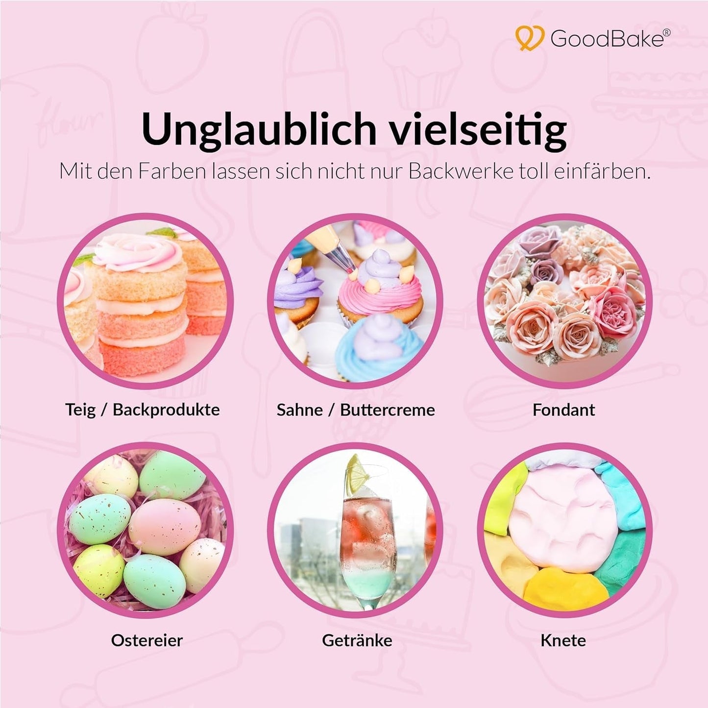 Goodbake Pastel Sand Beige Food Coloring (11ml) - High Dose Food Coloring - Til farvning af kager, fondant, smørcreme, macarons, drinks, slim og mange andre ting. 100% vegansk
