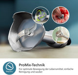 Philips 5000-Serie Stabmixer - 1200W Leistung. Promix-teknologi. Led Geschwindigkeitsanzeiger. Stufenlose Geschwindigkeitseinstellung. Kompakt design. Leicht Zu Reinigen. Schwarz (HR2681/00) Køkken Naty Shop