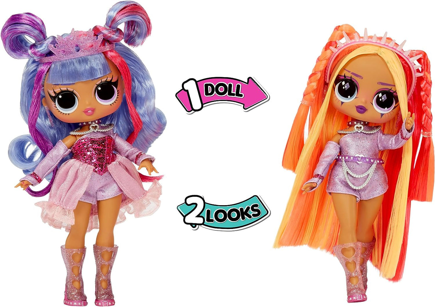 LOL Surprise Tweens Surprise Swap-serie - Buns-2-Braids Bailey - Modedukke med over 20 overraskelser, inklusive stylinghoved og fantastisk tilbehør og outfits - til alderen 4 og opefter