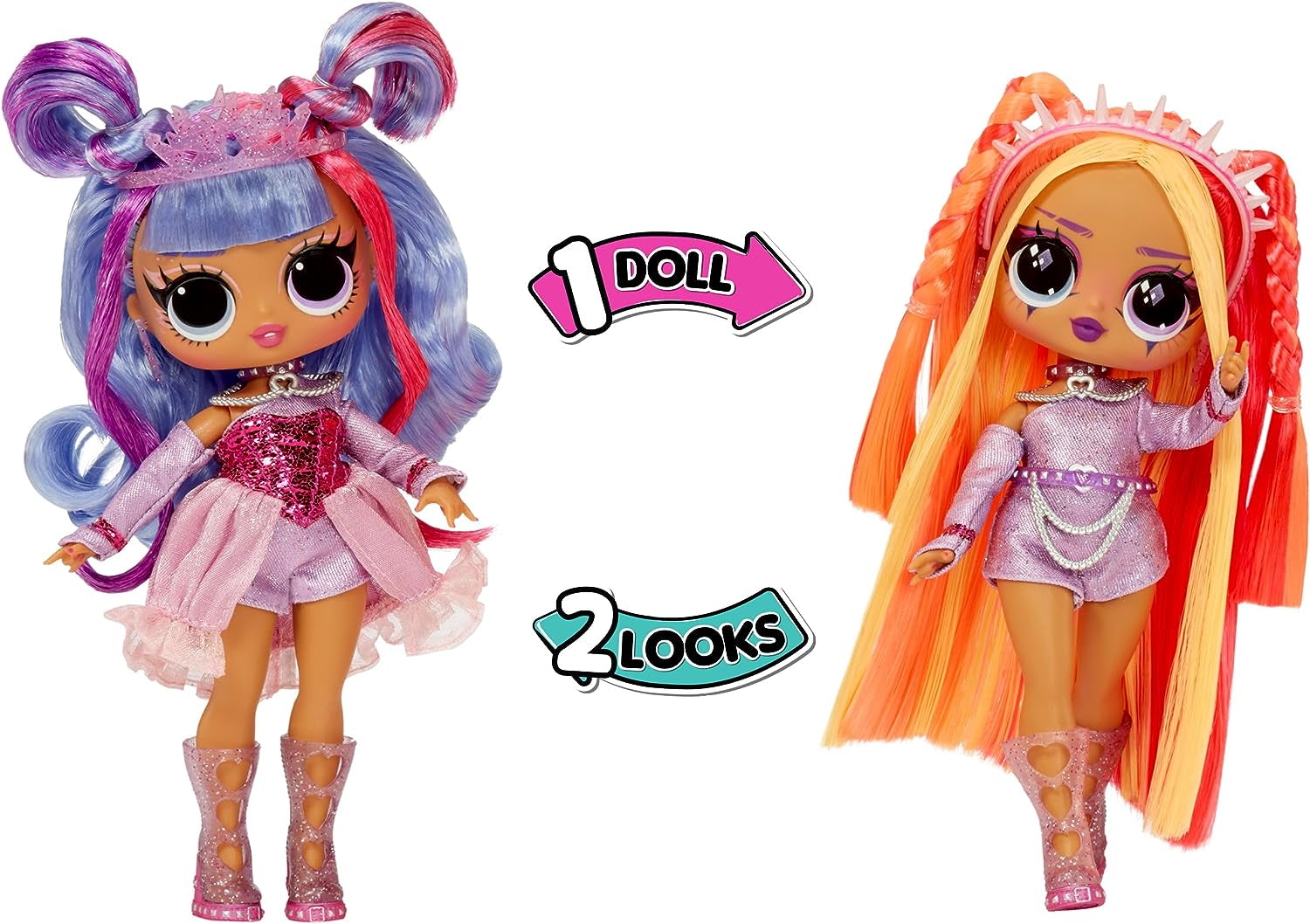 LOL Surprise Tweens Surprise Swap-serie - Buns-2-Braids Bailey - Modedukke med over 20 overraskelser, inklusive stylinghoved og fantastisk tilbehør og outfits - til alderen 4 og opefter