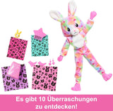 Barbie Cutie Reveal Dukke og tilbehør, Batik Bunny Plush Outfit og 10 farveskiftende overraskelser, Color Dream Series, HRK38 Naty Shop Dolls