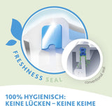 Emsa 515585 Madklip & Luk | 3 dele sæt | plastik | gennemsigtig / grøn | 0,55 / 1 / 2,2 liter Naty Shop madopbevaringsbokse