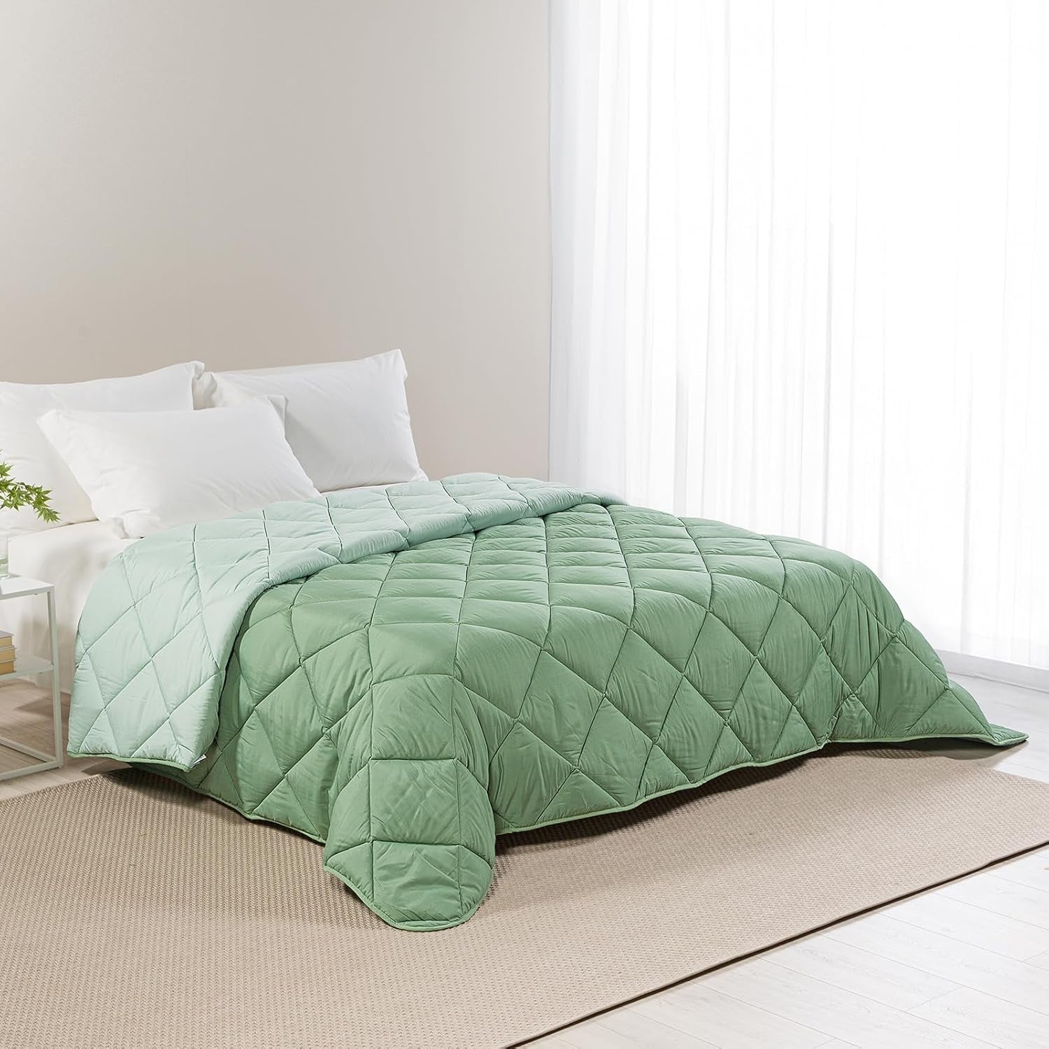 Caleffi Dobbeltseng Vinterdyne 260 X 265 Cm Mikrofiberdobbeltseng Vinter Blød Komfortabel Polstret Holdbar Vaskbar Hypoallergen Quilt Lavet i Naty Shop Dyner og dyner